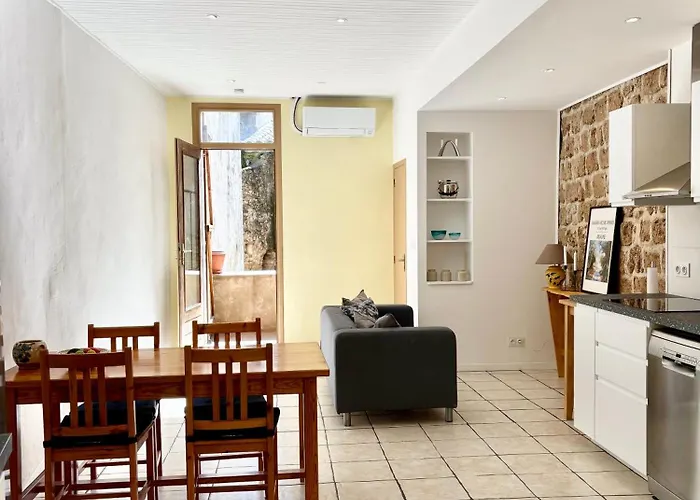 Renovated In Peaceful Town Near Med - Air Conditioning, Balcony Dom wakacyjny Pomérols